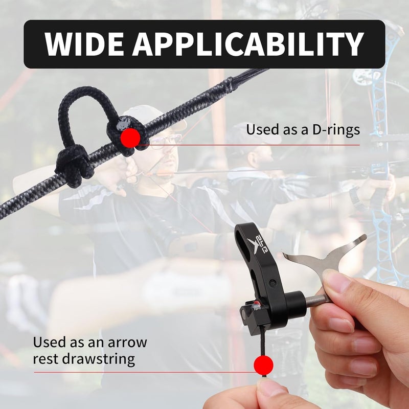 SP.G 59ft D Loop Material - Tear and Durable - Archery D Loop String for Compound Bow Withstand 200lbs Bow Release D Loop String with Bow String Wax Bowstring Maintenance Tools - Image 5